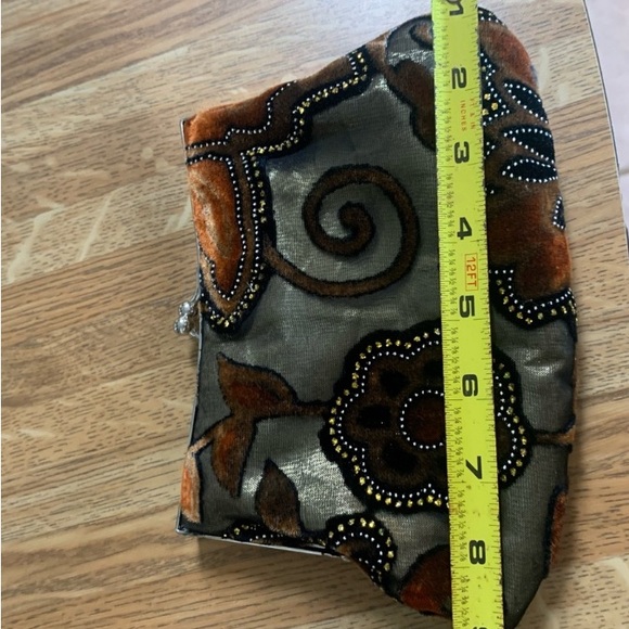 Hand Bag shoulder chain clutch Weddings party dances dress up prom black tie - Picture 13 of 13